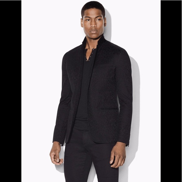 john varvatos leopard jacket